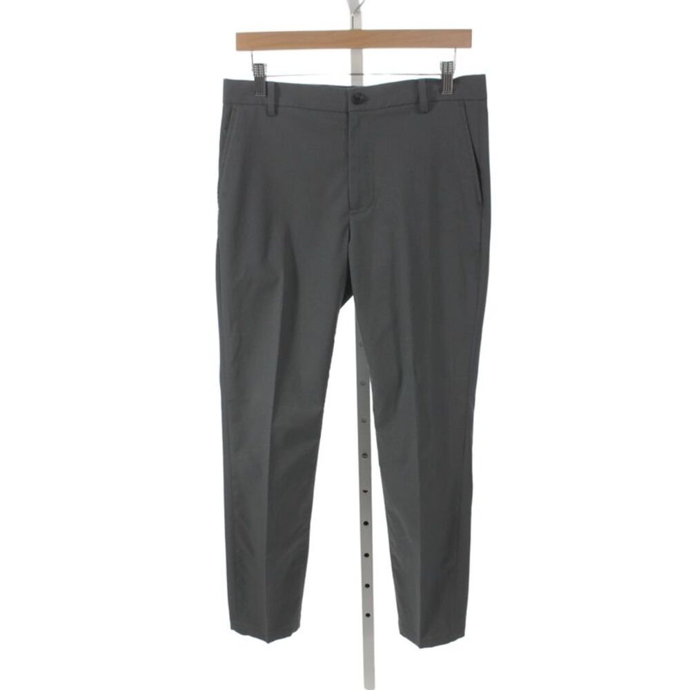 7 For All Mankind Mens Chino Pants Gray Polyester Button Closure Size 30